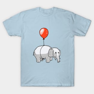 Funny Elephant On Balloon T-Shirt